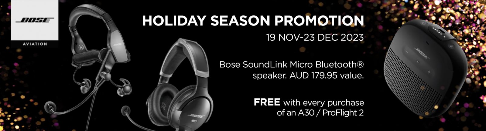 Bose discount aviation promotion